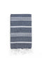 Classic Turkish Cotton Hand Towel - Navy