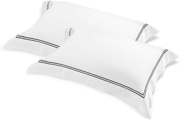 King Classique Tailored Pillowcases - Ebony