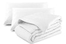Orcia Quilted Duvet Cover Set White