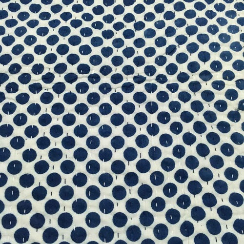 Indigo Blanket Polkadot