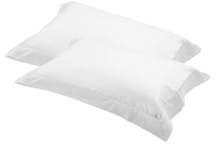 Resort White Bordered Pillowcases