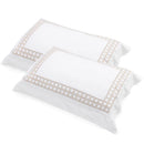 Rattan Tailored Pillowcases - Fawn