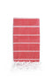 Classic Turkish Cotton Hand Towel - Red