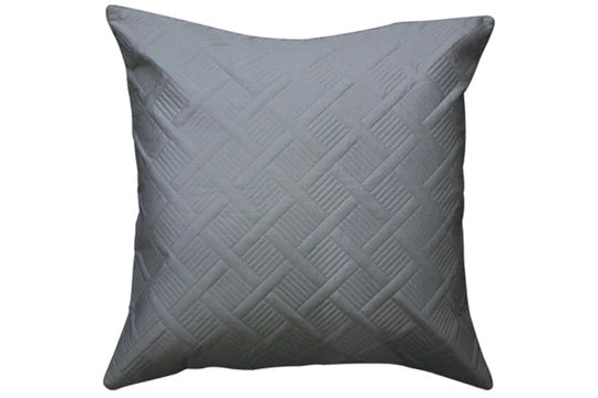 Orcia Quilted European Pillowcases - Granite