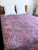 Kantha Quilt Picasso Pink