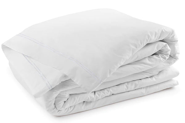 Classique White Tailored Duvet Cover - Double