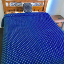 Indigo Water Bubble Quilted Quilt