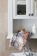 Turkish Cotton Hand Towel - Vivid Lines