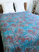 Kantha Quilt Picasso SkyBlue