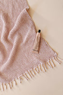 Waffle Turkish Towel - Blush Pink