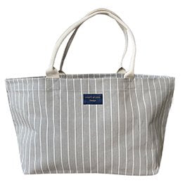 Regatta Large Tote Bag Grey White Stripe