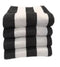 Heavenly Indulgence Wholesale Hotel and Resort Stripe Plush Pool Towel Charcoal Wholesale