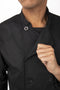 Staple Double Breasted Chef Jacket Black