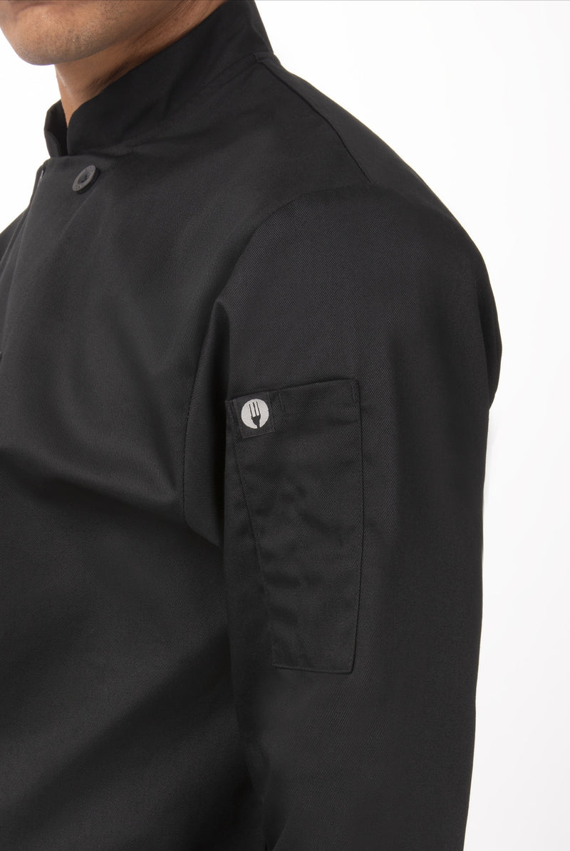 Staple Double Breasted Chef Jacket Black