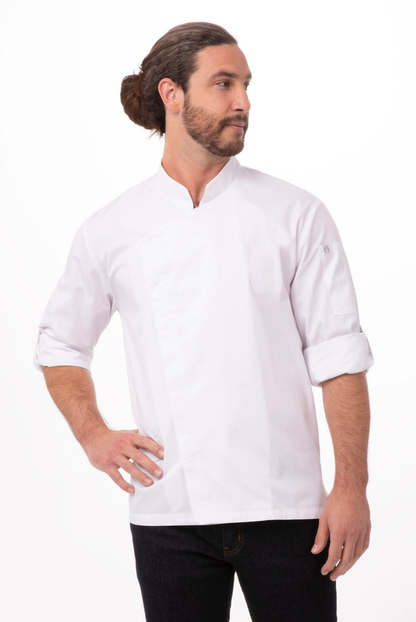 Lansing Cool Vent Chef Jacket White