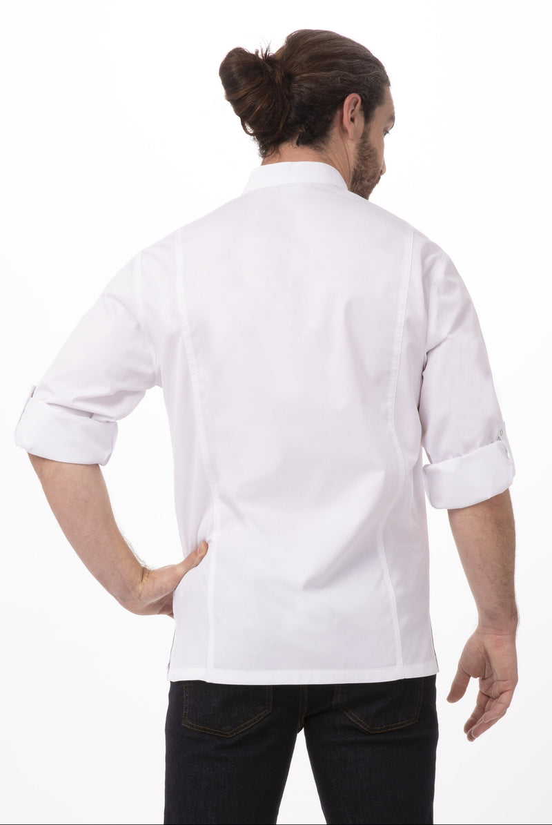 Lansing Cool Vent Chef Jacket White