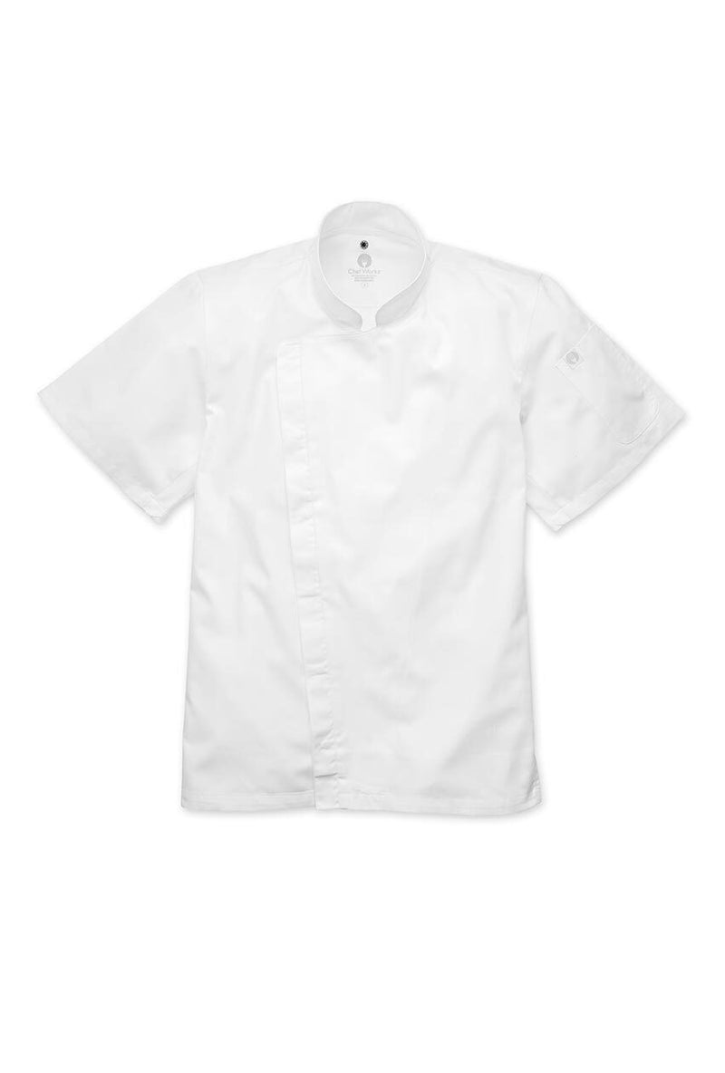 Cannes Single Breasted Cool Vent Chef Jacket White