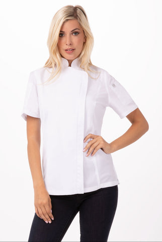 Springfield Single Breasted Cool Vent Chef Jacket White