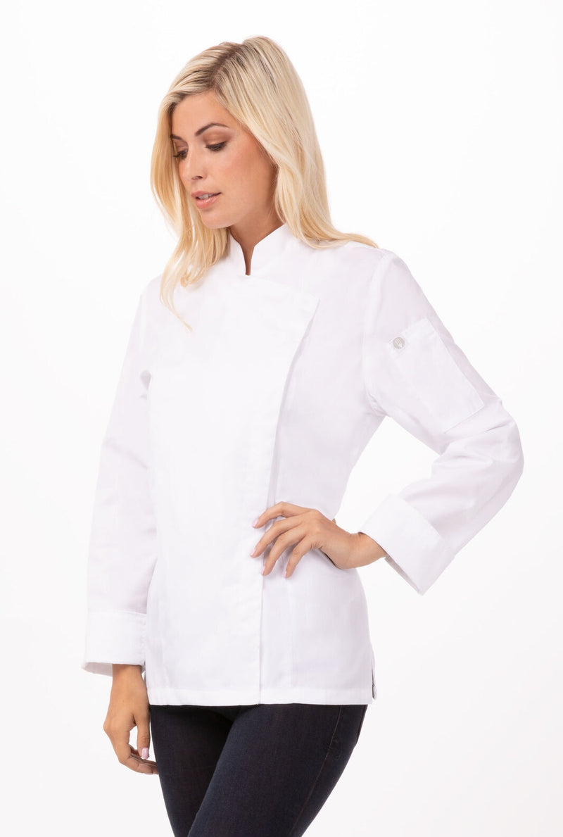 Lansing Cool Vent Chef Jacket White