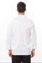 Trieste Executive Single Breasted 100% Cotton Chef Jacket White