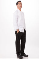 Trieste Executive Single Breasted 100% Cotton Chef Jacket White