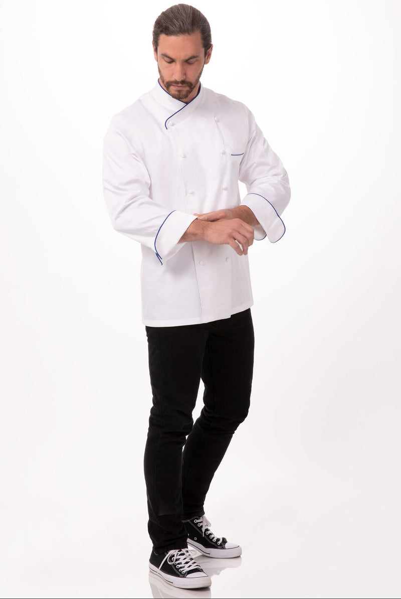 Bali Executive Double Breasted 100% Cotton Chef Jacket White