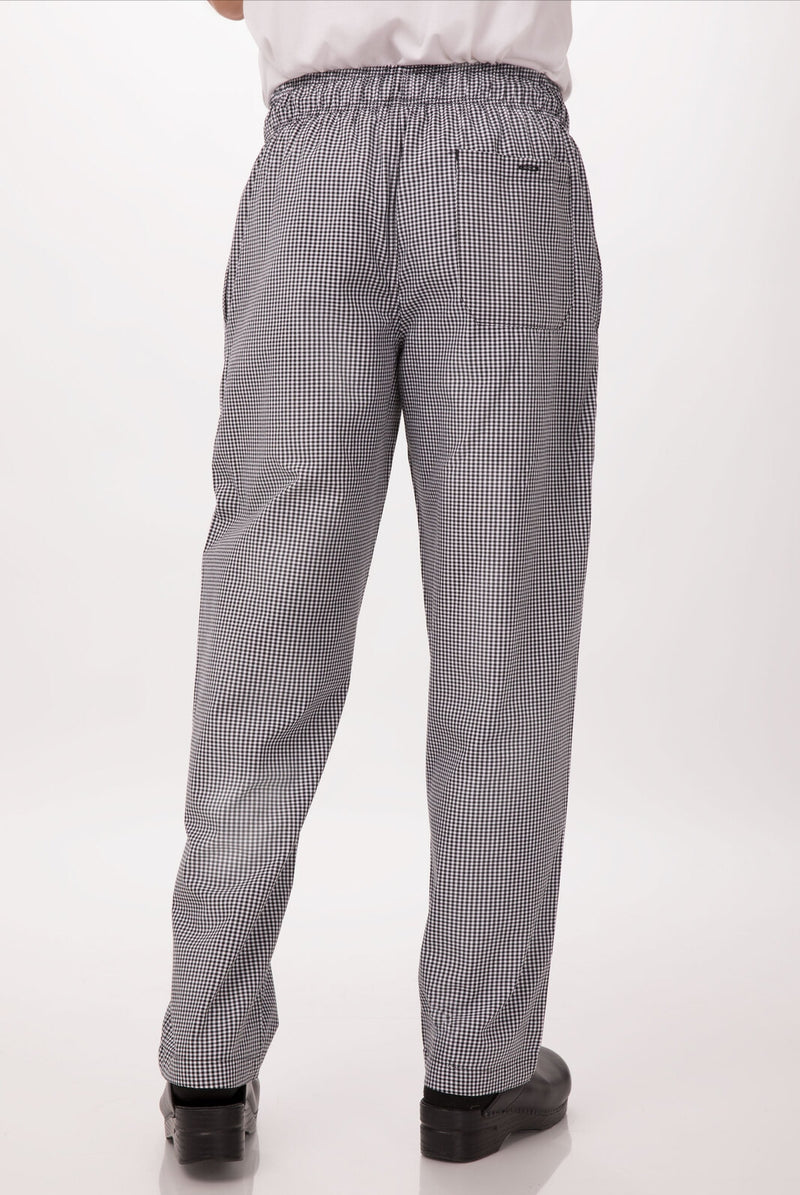 Professional Essential Baggy Chef Pants Small Check