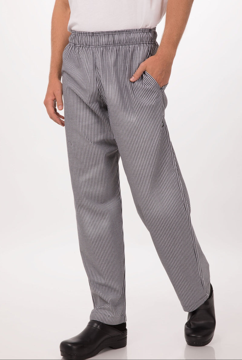 Professional Essential Baggy Chef Pants Small Check