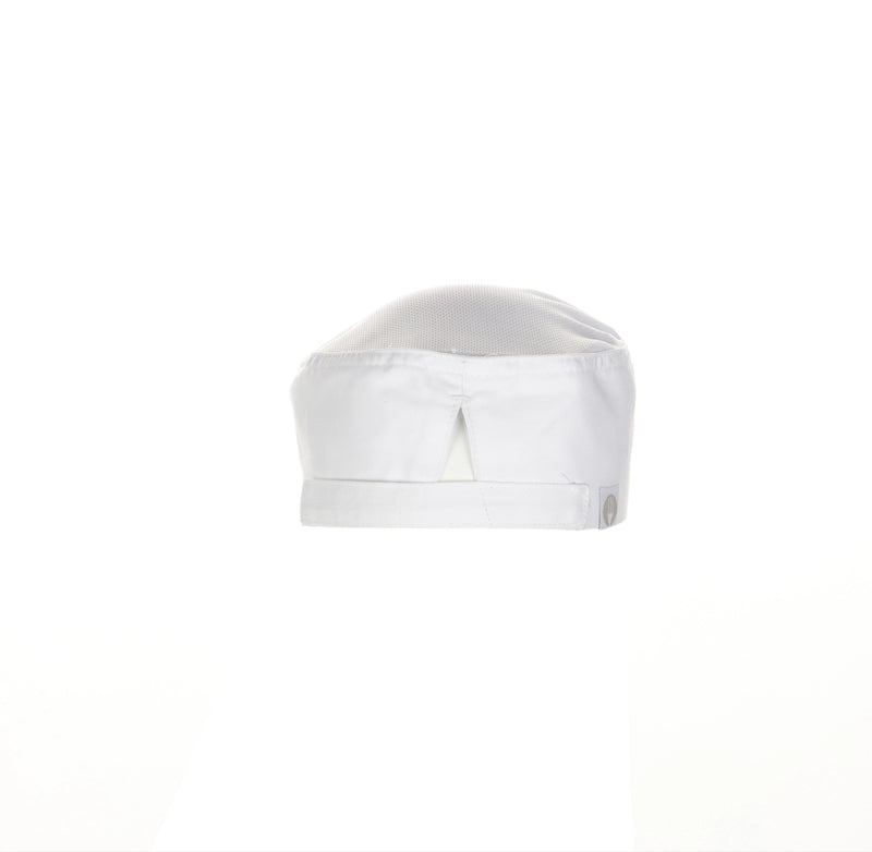 Chefs Cool Vent Beanie White