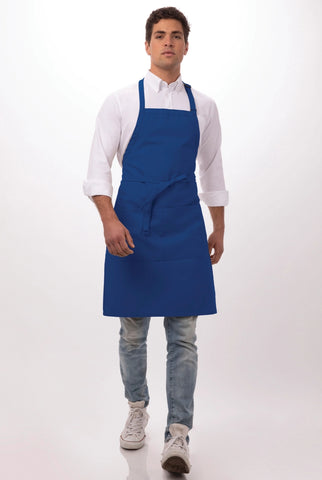 Professionals Classic Bib Apron Blue