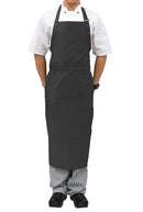 Expert Chefs Large Bib Apron Slate