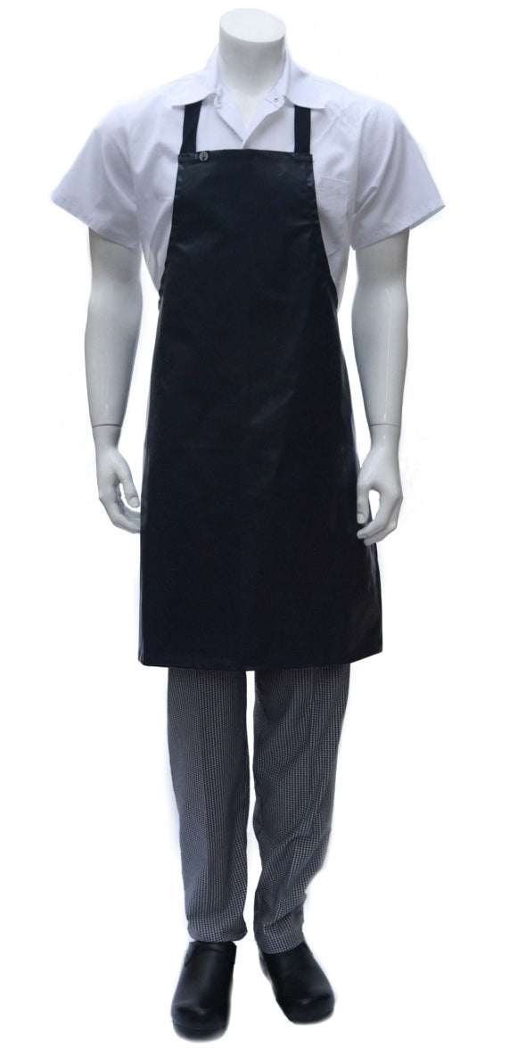 Premium PVC Short Bib Apron Navy