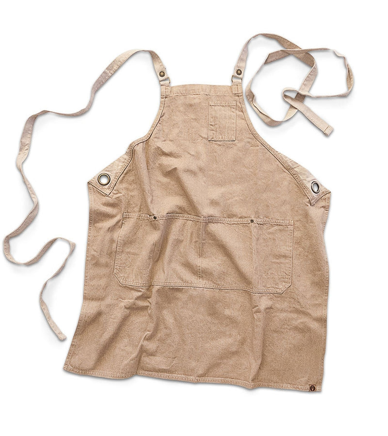 Austin Bib Apron Natural