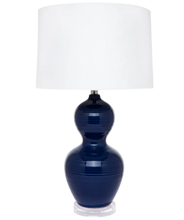 Hamptons Table Lamp Blue