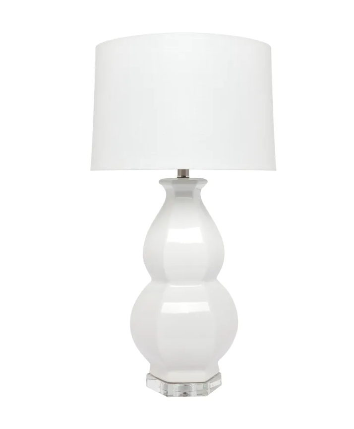 Luxe Coastal White Style Table Lamp