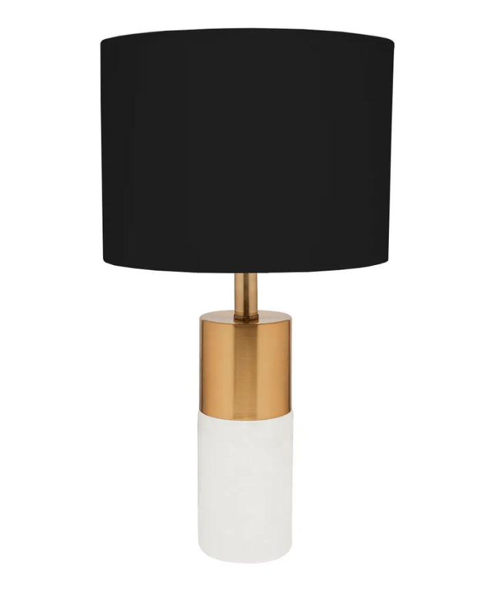 Mykonos Black Marble Table Lamp