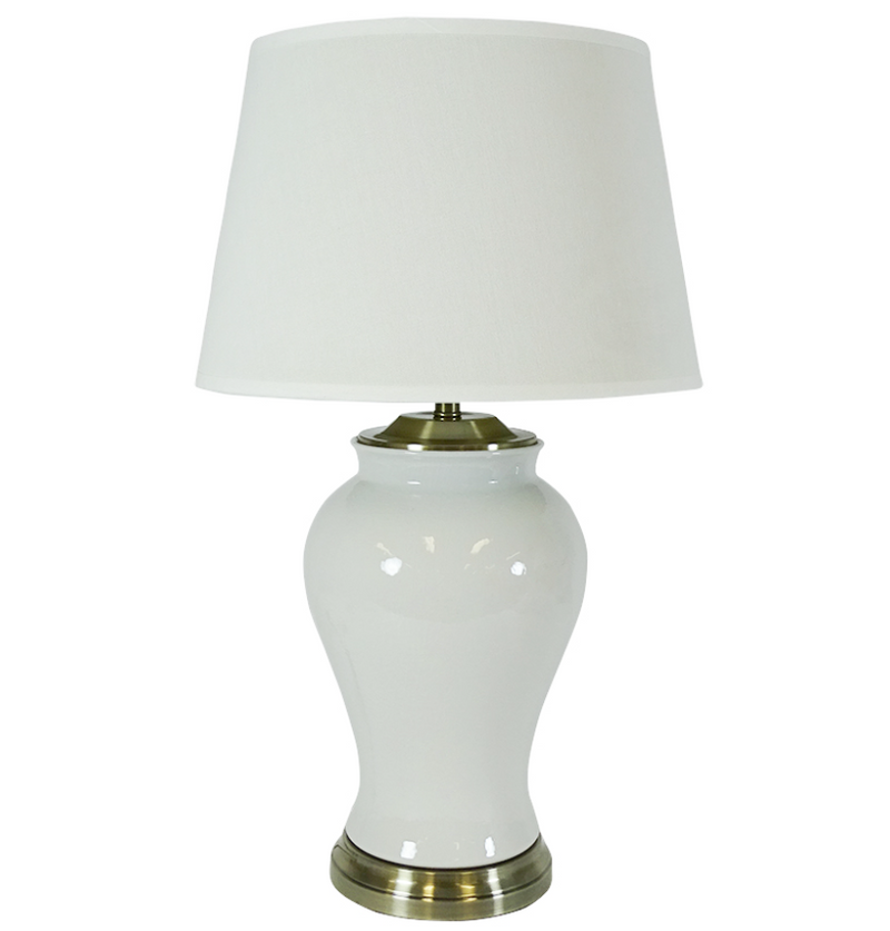 Sophisticated Classic White Table Lamp