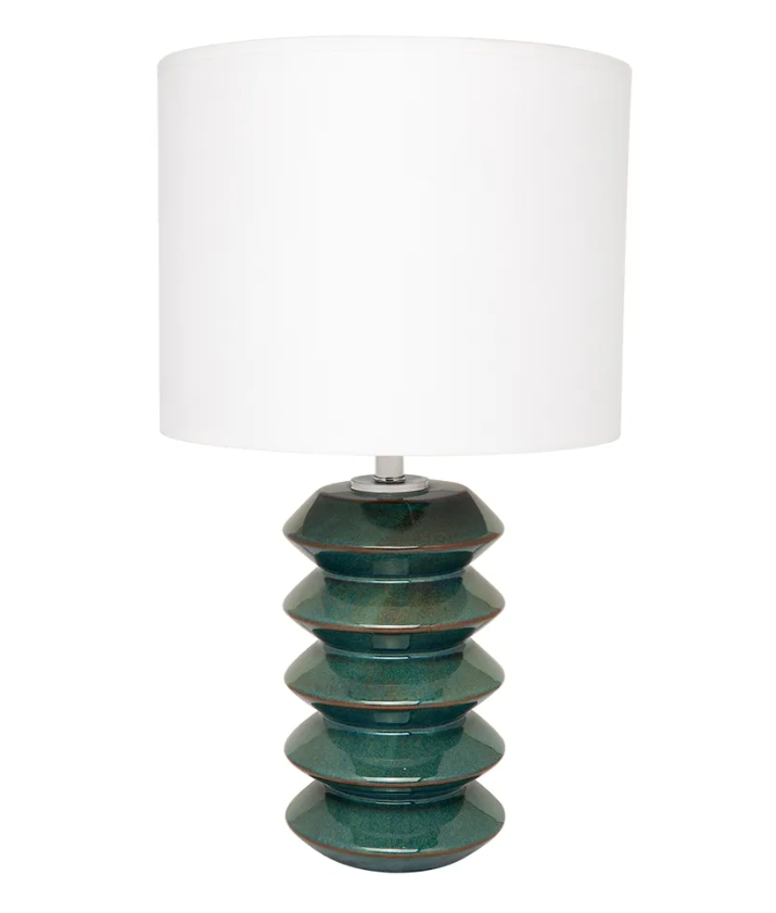 Modern Emerald Green Table Lamp
