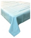 Hemstitch Light Blue Tablecloth