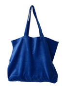 Velvet Tote Bag Blue