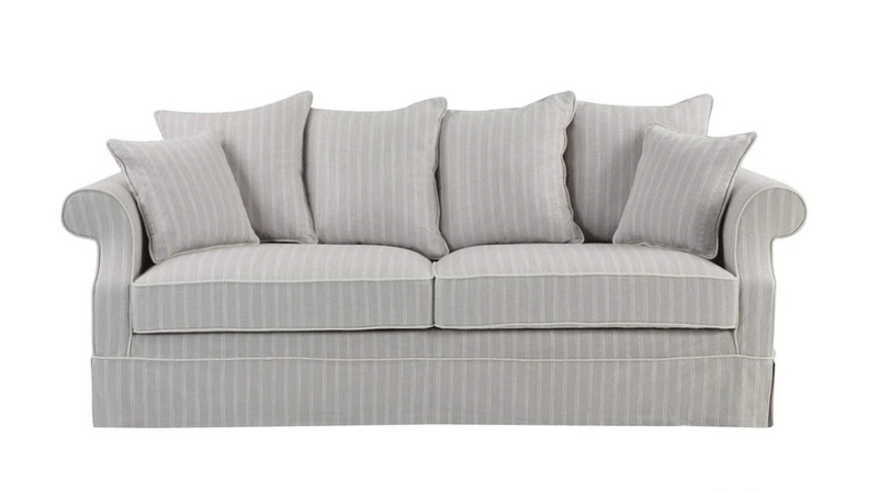 Whitsunday 3 Seater Sofa Slip Cover  Cloud9 Stripe