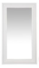 Hamptons White Rectangle Detail Mirror