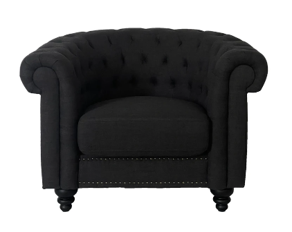 New York Lounge Chair Dark Charcoal