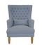 French Provisional Slate Blue Arm Chair