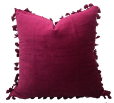 Velvet Cushion Covers with Tassels