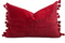 Velvet Red Cushion Cover with Tassals 40x55cm