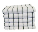 Heavenly Indulgence Wholesale Hotel and Resort Pinstripe Pool Towel Forest White Wholesale