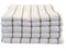Heavenly Indulgence Wholesale Hotel and Resort Pinstripe Pool Towel Linen White Wholesale