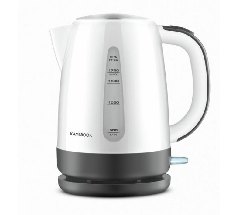 Kambrook Pour With Ease White Kettle 1.7L