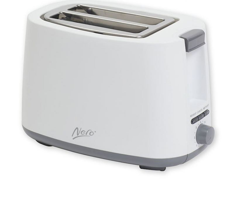 Nero White Toaster 2 Slice